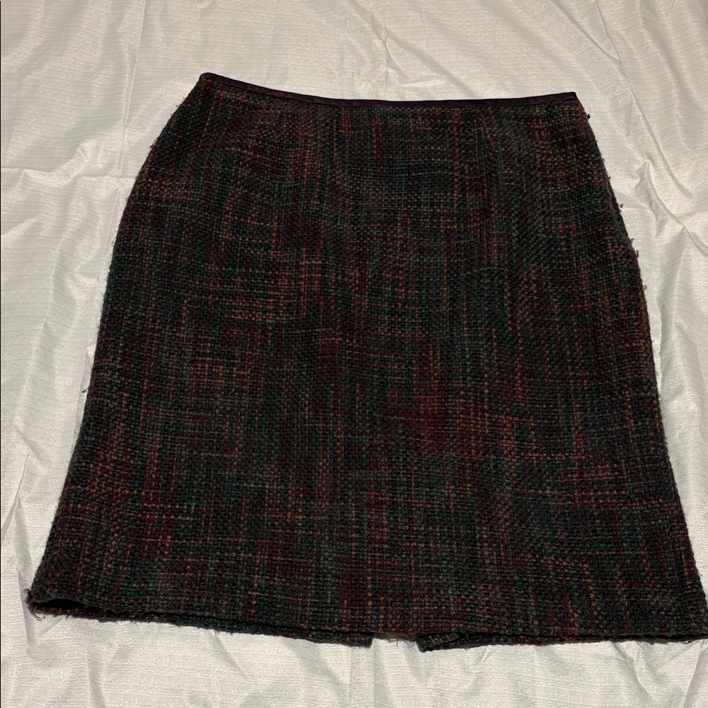 Apostrophe Elegant Multicolor Tweed Pencil Skirt